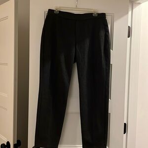 J jill charcoal gray slim leg ponte pants medium
